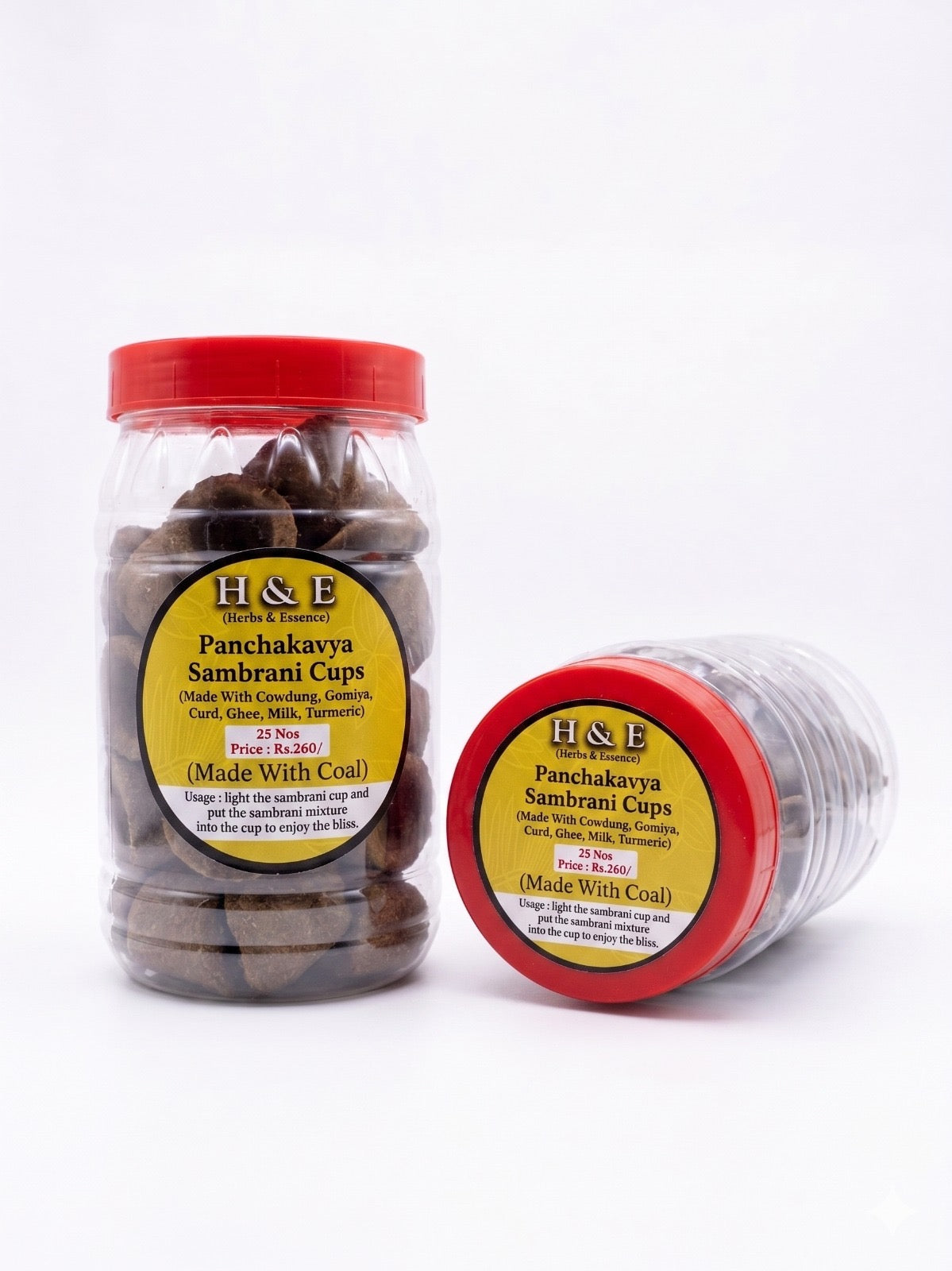 Sambrani Cups - Panchakavya- Small(25 Pcs)