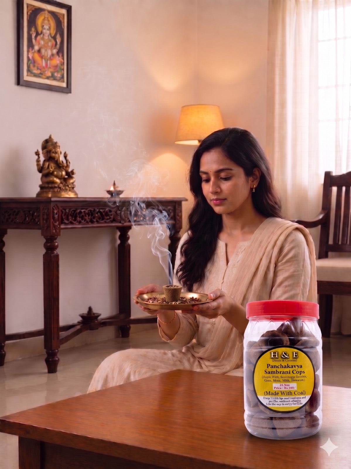 Sambrani Cups - Panchakavya- Small(25 Pcs)