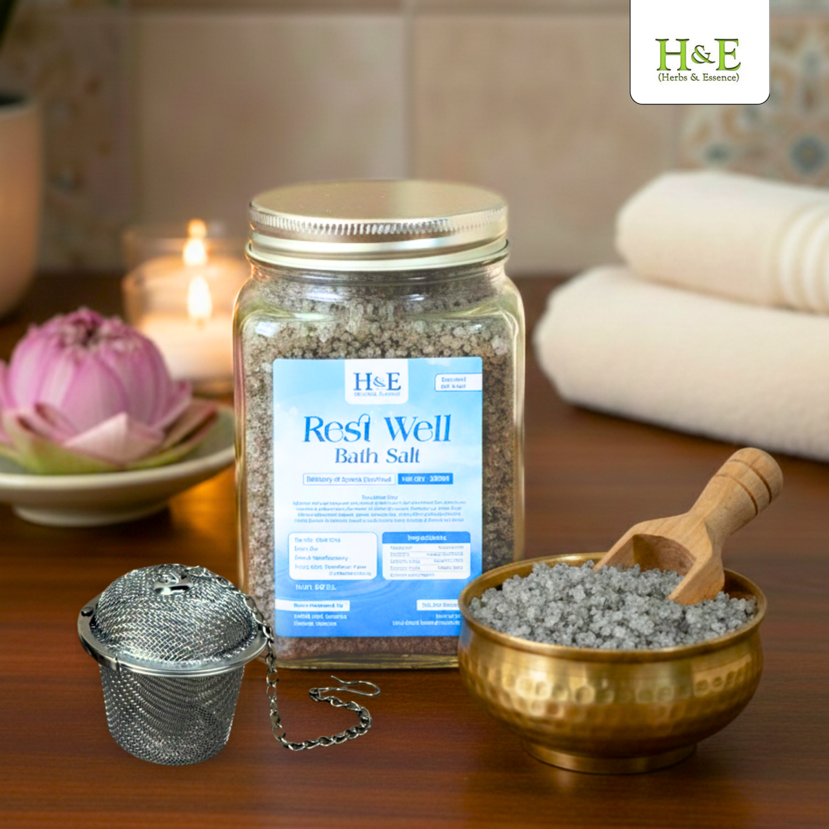 Bath Salt - Rest Well - For Calming Night Sleep