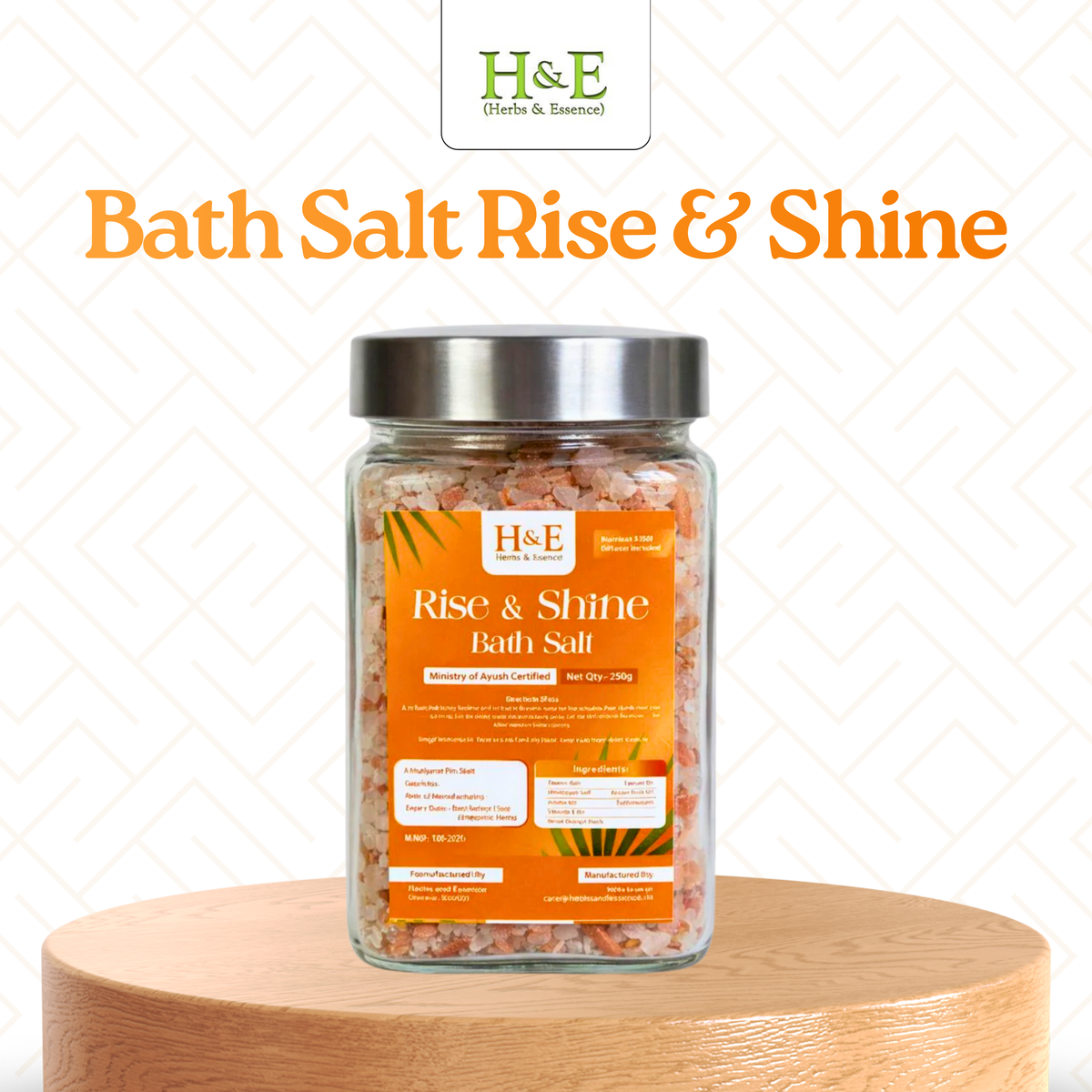 Bath Salt - Rise and Shine - for a Bright Day ahead