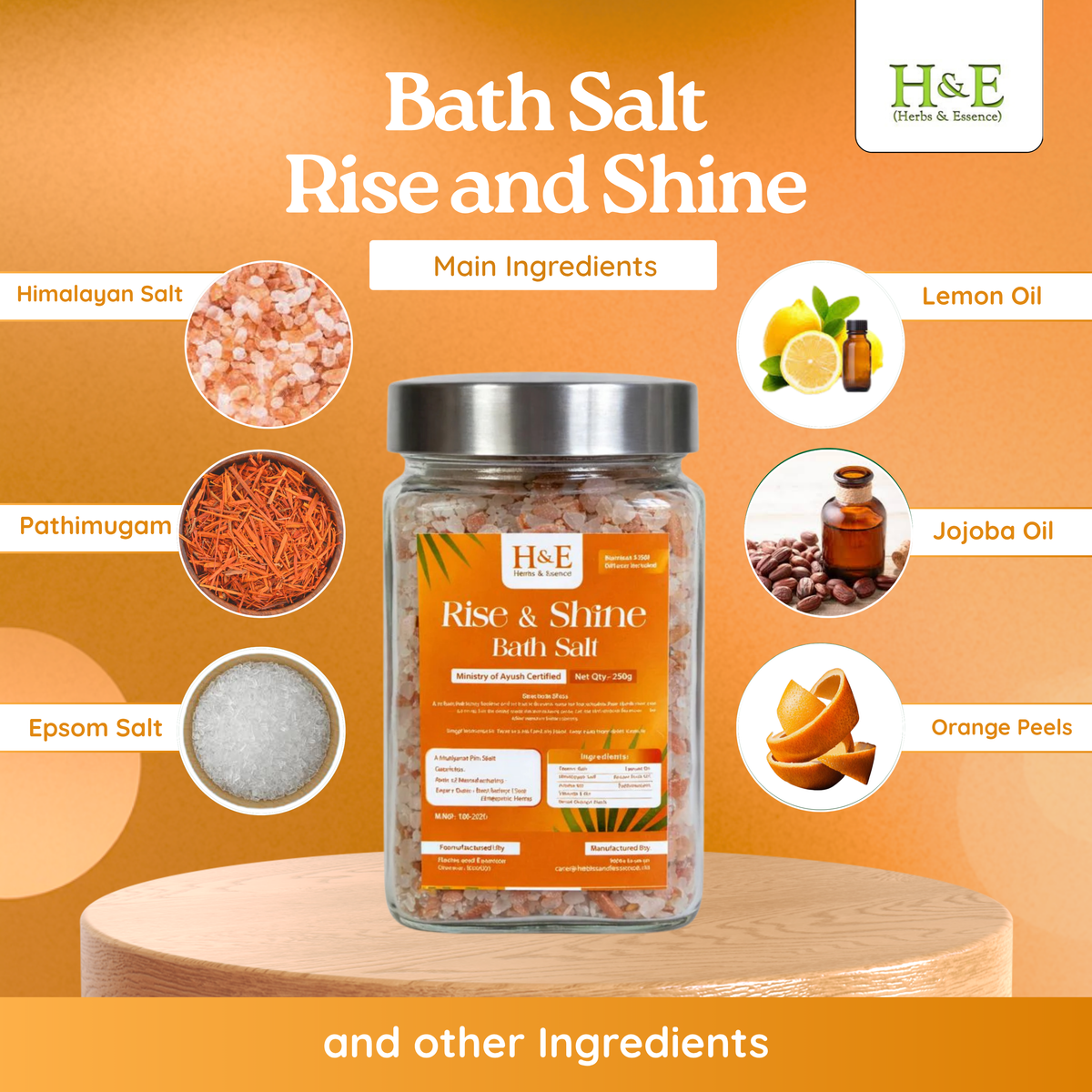 Bath Salt - Rise and Shine - for a Bright Day ahead