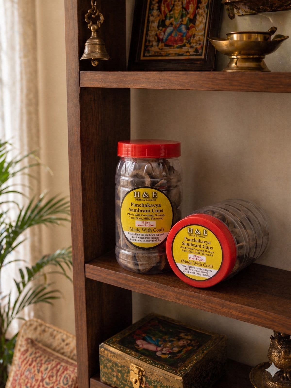 Sambrani Cups - Panchakavya- Small(25 Pcs)