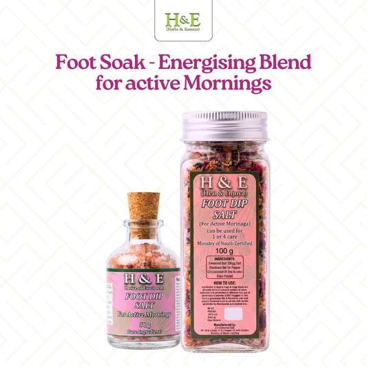 Foot Soak - Energising Blend for active Mornings