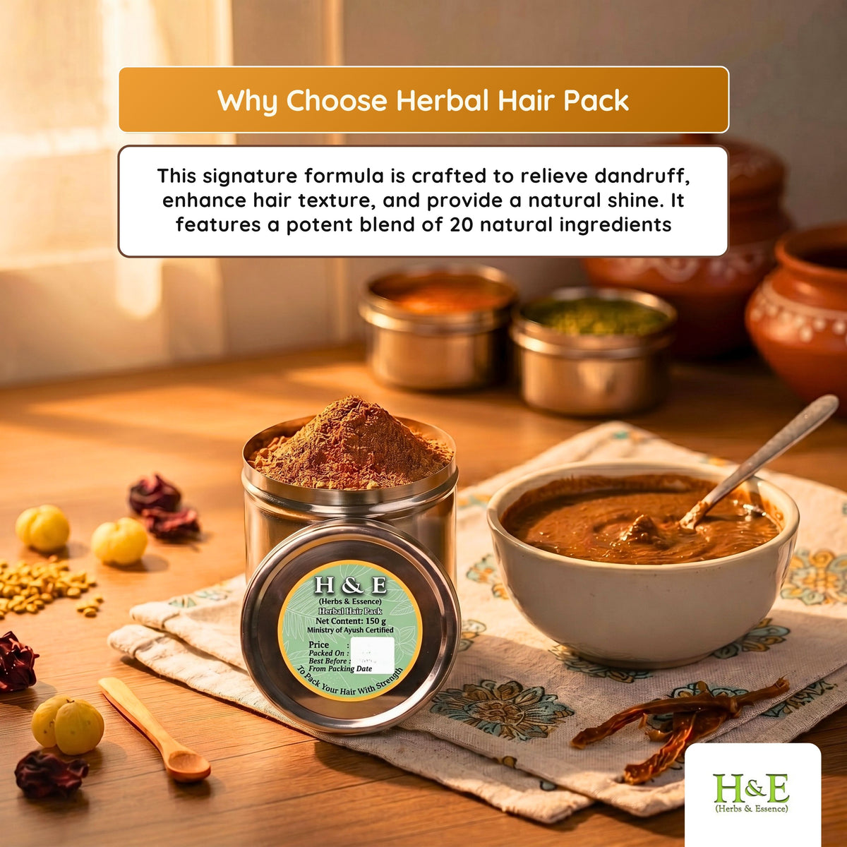 Herbal Hair Pack