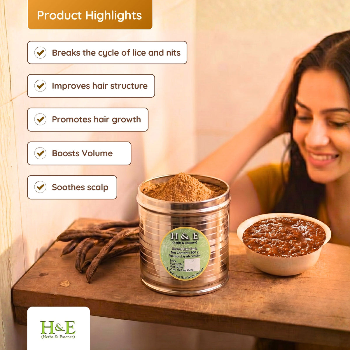 Herbal Hair Pack