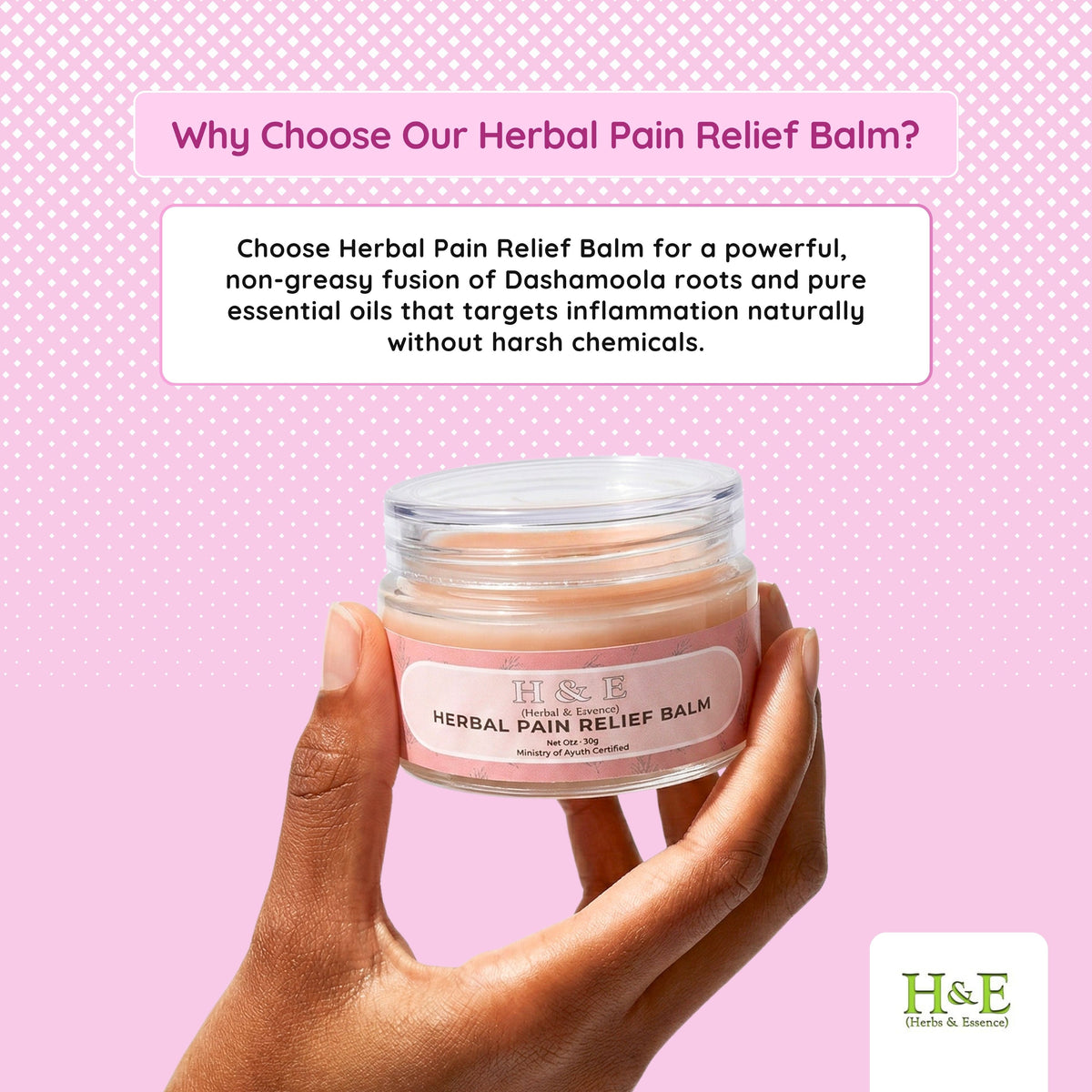 Herbal Pain Relief Balm (30g)