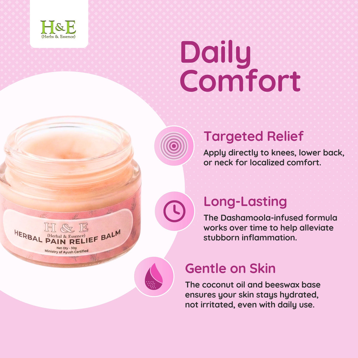 Herbal Pain Relief Balm (30g)