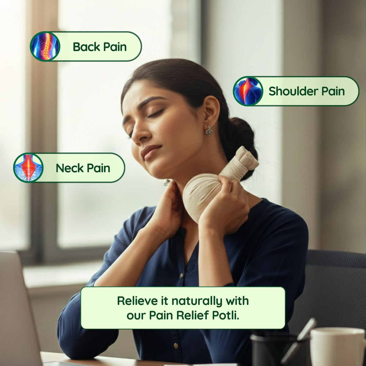 Pain Relief Potlis (Set of two)