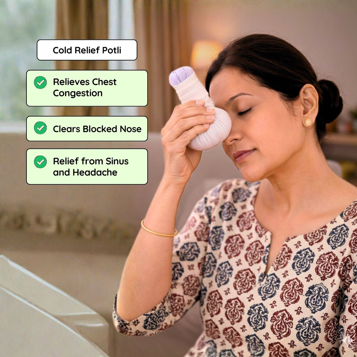 Potli Combo (1 Pain Relief & 1 Cold Relief)