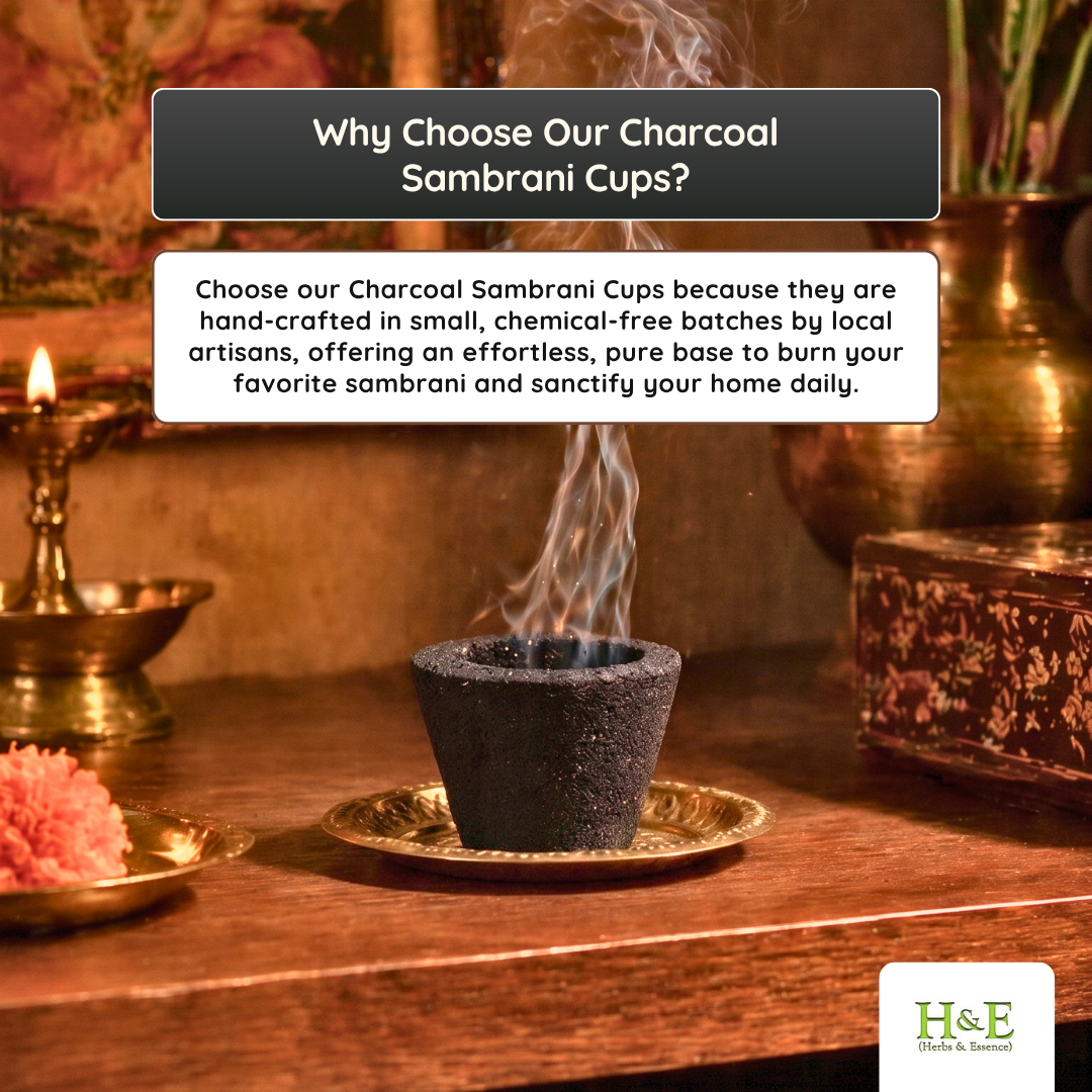 Sambrani Cups - Charcoal - Small(25 Pcs)
