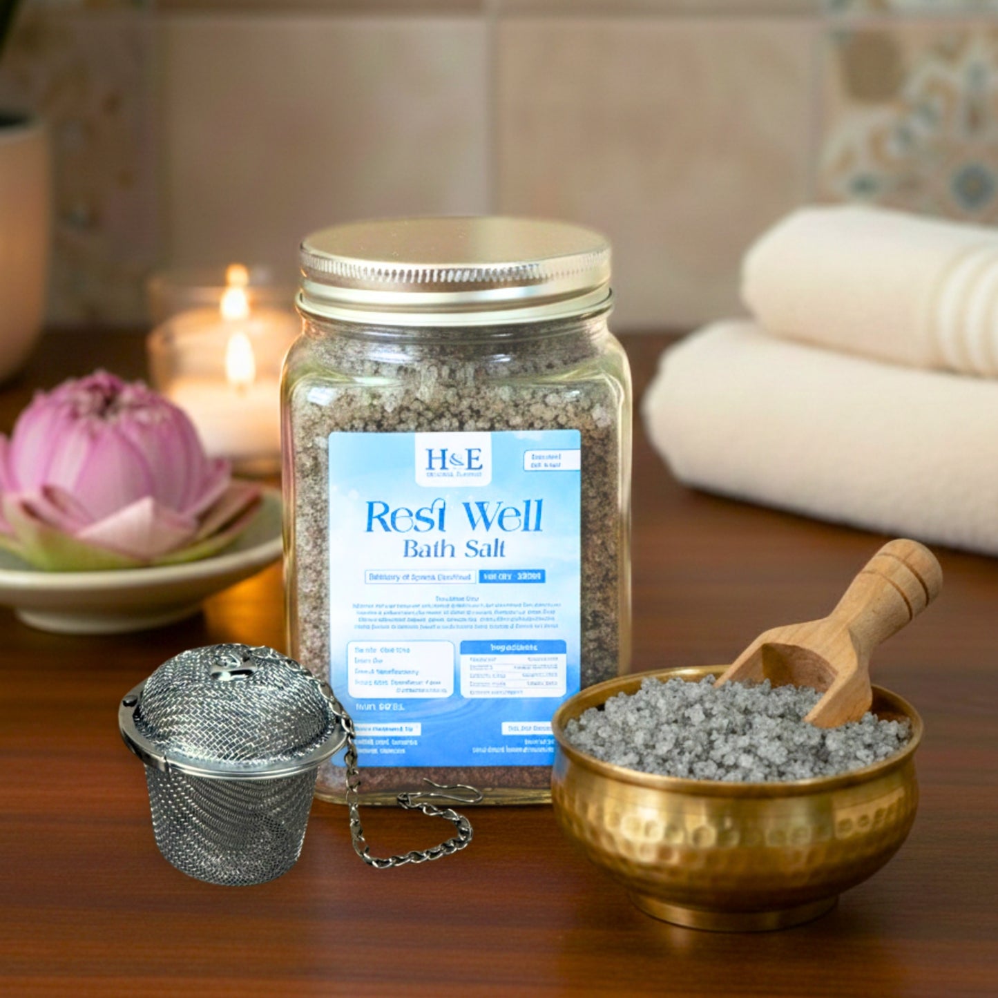 Bath Salt - Rest Well - For Calming Night Sleep